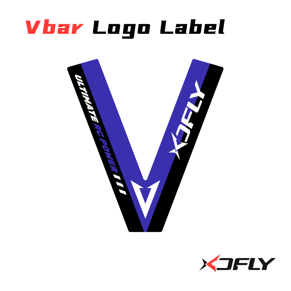 XDFly Logo Label Mikado VBar Sticker