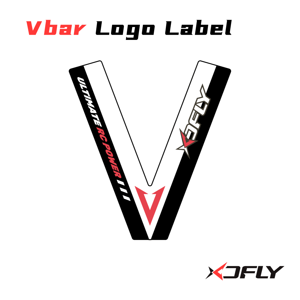 XDFly Logo Label Mikado VBar Sticker