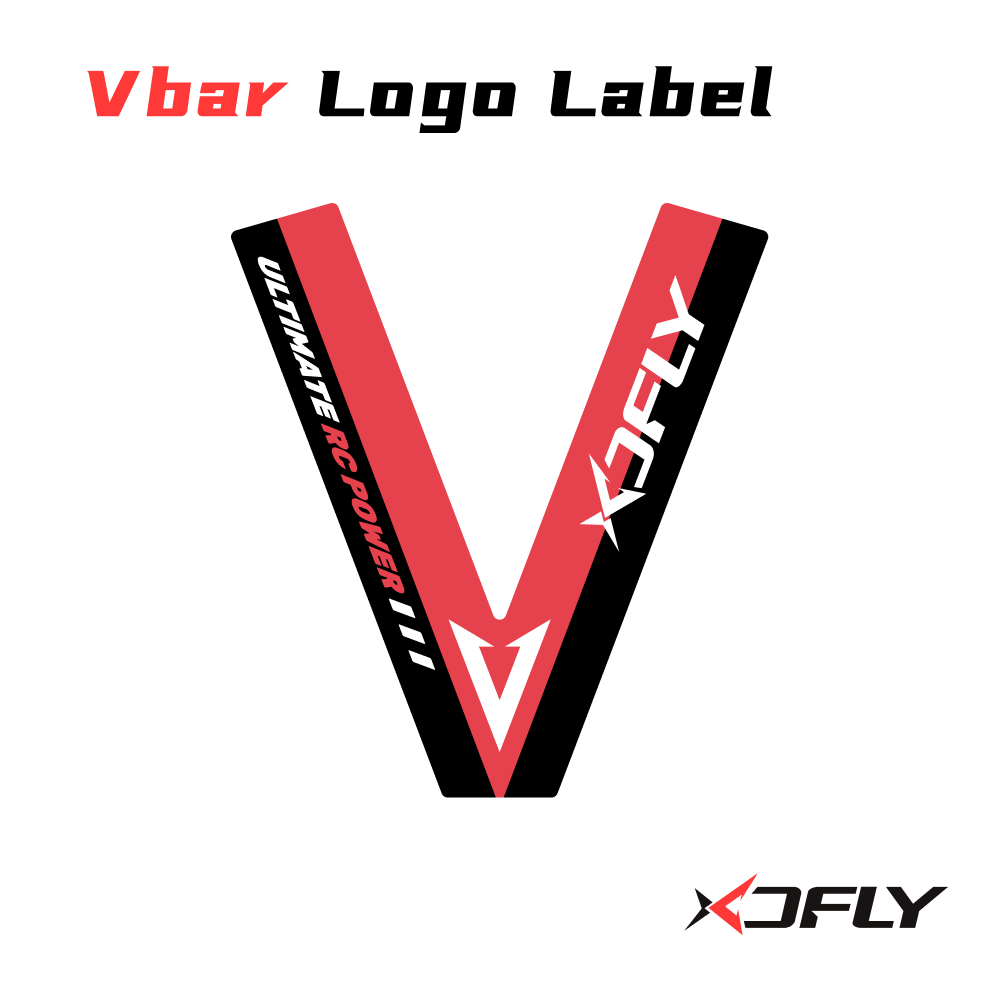 XDFly Logo Label Mikado VBar Sticker
