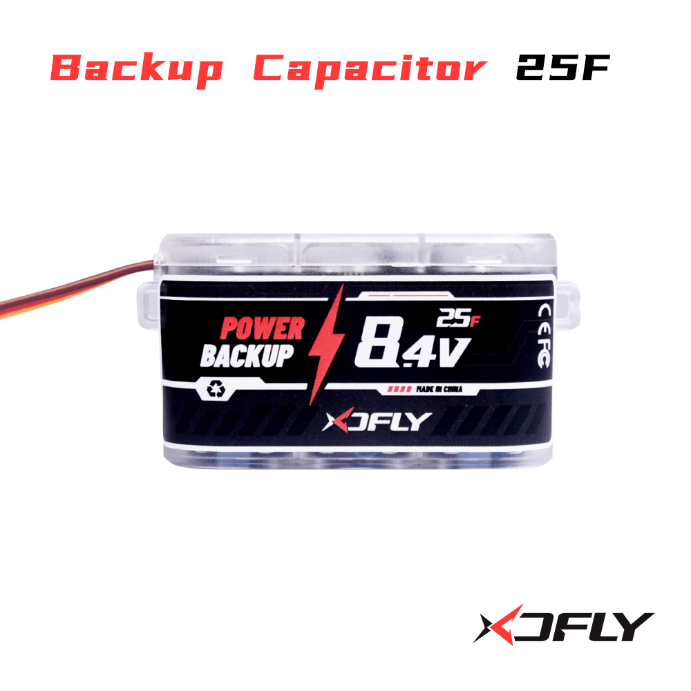 XDFly Power Backup Capacitor 25F 8.4V 25A For RC Helicopter